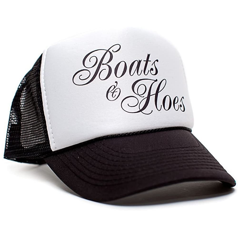 Baseball Caps Movie Cap Hat Unisex Adult Trucker Multi - White/Black - CY12IMNLAAZ $9.82