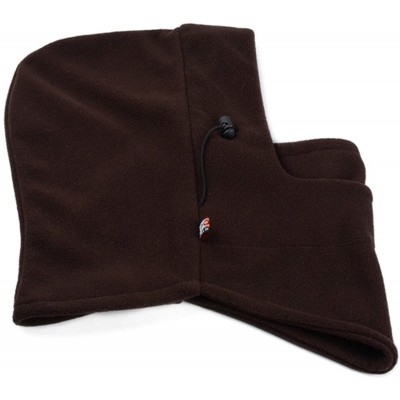 Skullies & Beanies Outdoor Riding Keep Warm Cycling Windproof hat Fleece Bib Hood Masked - Brown - C612N9IU18T $12.89