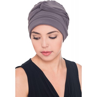 Sun Hats Versatile Headwear with Long Tails for Hairloss - Chemo Hats for Women - Heather Grey - C911FKTMPID $24.36