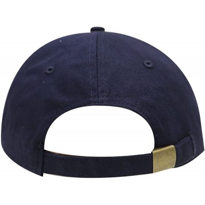 Baseball Caps Halloween Pumpkin Cotton Baseball Dad Caps - Navy - CI12M1OAF2B $11.99