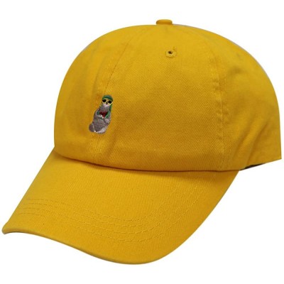 Baseball Caps Sloth Cotton Baseball Dad Caps - Gold - C51846KS6IO $15.44