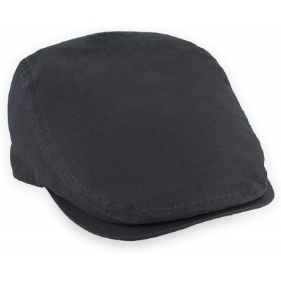 Newsboy Caps Belfry Flat Cap Lightweight Cotton Ripstop Ivy Pub - Grey - CL11QJQ6X93 $26.82