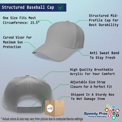 Baseball Caps Custom Baseball Cap U.S. Navy Seal Embroidery Acrylic Dad Hats for Men & Women - Gray - C418SDLZU3Z $11.63