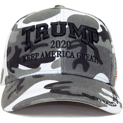 Baseball Caps Trump 2020 Keep America Great Embroidery Campaign Hat USA Baseball Cap - Camo 03 - C418EIANSUQ $12.99