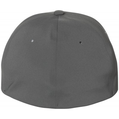 Baseball Caps Flexfit Men's Seamless Fitted Flexfit Delta Cap- DK Grey- S/M - CY18R7ARU7W $11.07