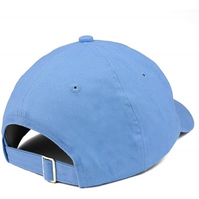 Baseball Caps Merica Small American Flag Embroidered Dad Hat Cotton Baseball Cap - Carolina Blue - CZ185HT3YUH $17.20