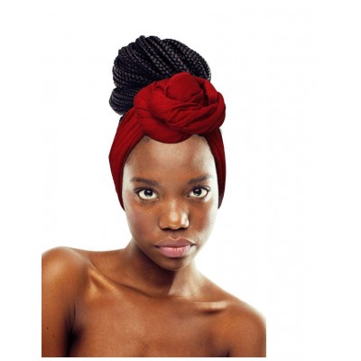 Headbands Women' Soft Stretch Headband Long HeadWrap Scarf Turban Tie (Red) - Red - CH18EX5EX32 $12.22