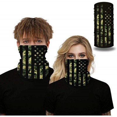 Balaclavas 5 Pack Unisex Sun UV Protection Anti Dust Neck Gaiter Mask Face Cover Bandana - 4 Pack-a - C7198ZX9C0T $18.51