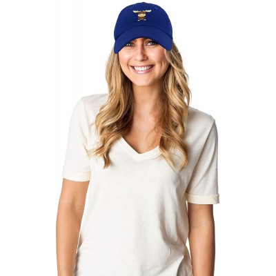 Baseball Caps Cute Moose Hat Baseball Cap - Royal Blue - CA18LZ70AGQ $12.52