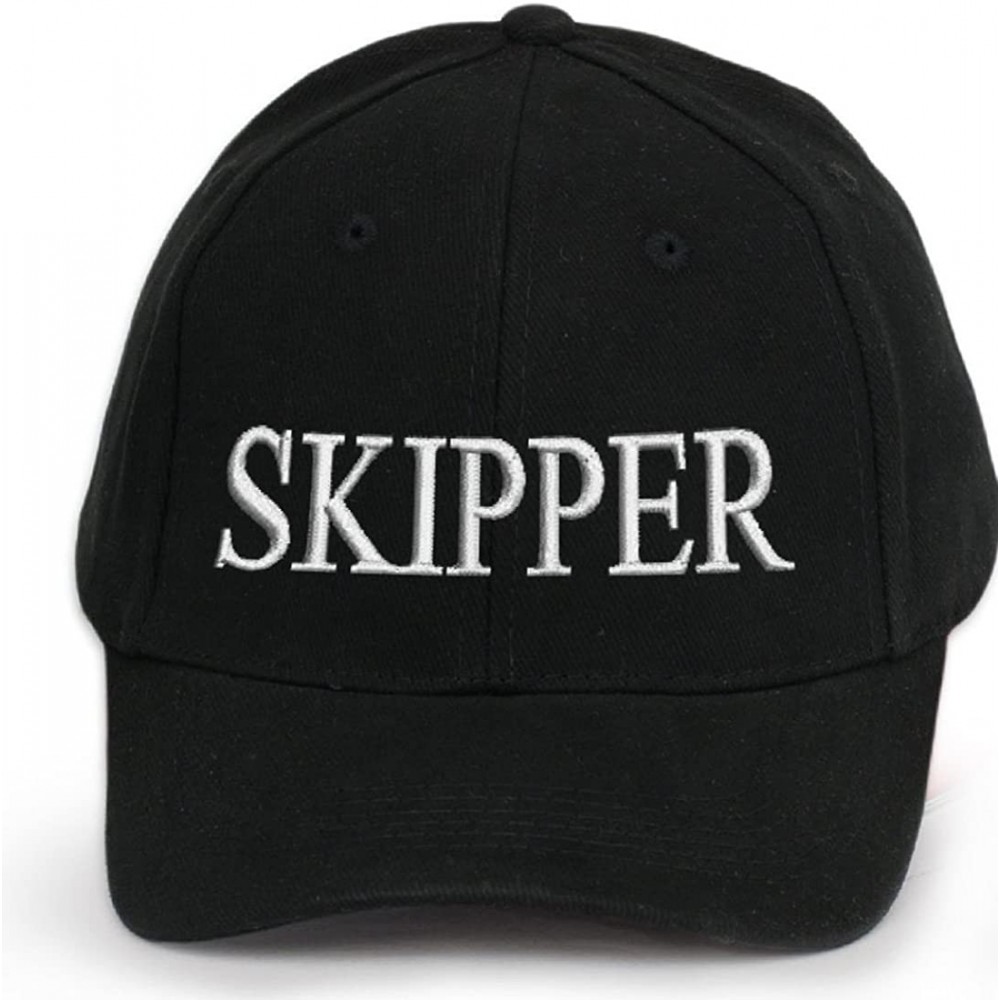 Baseball Caps 4sold Yachting Baseball Inscription Lettering - Skipper - CO126O4POQR $11.76