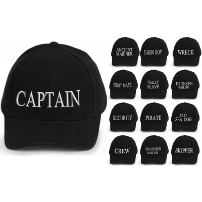 Baseball Caps 4sold Yachting Baseball Inscription Lettering - Skipper - CO126O4POQR $11.76