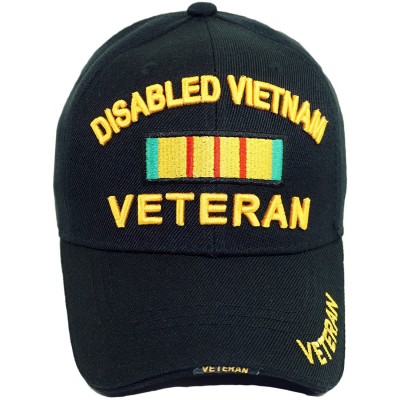 Baseball Caps U.S. Military Vietnam Veteran Official Licensed Embroidery Hat Army Veteran Baseball Cap - CA18EZQTOKC $13.28