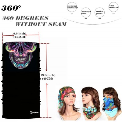 Balaclavas Headbands-16-in-1 Headband-Magic Bandanas-Collars Muffler Scarf- Face Mask - Boho-womens - CD18DKAQRUA $12.50