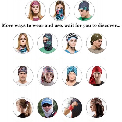 Balaclavas Headbands-16-in-1 Headband-Magic Bandanas-Collars Muffler Scarf- Face Mask - Boho-womens - CD18DKAQRUA $12.50