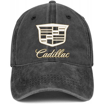 Baseball Caps Men Fashion Denim Hats Cricket Cadillac-3D-effect-flag-infinity- Vintage Baseball Cap Team Womens Caps - CJ18Y6...