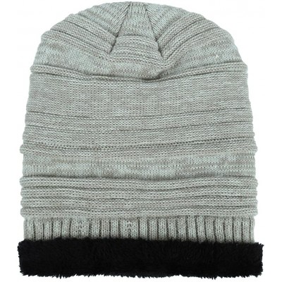 Skullies & Beanies Cable Knit Beanie - Thick- Soft & Warm Chunky Beanie Hats for Women & Men - CN188SZLLEQ $9.51