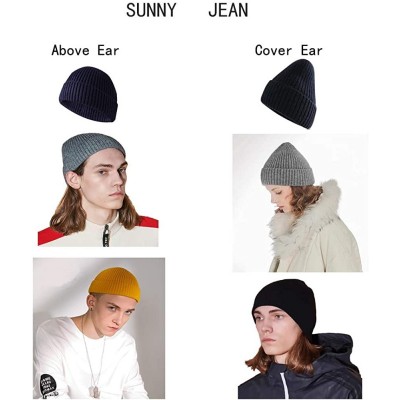 Skullies & Beanies Fashion Classical Hat for Men/Women Winter Beanie Cold Cap Cool Skull Hats Warm - Black - C018Y4YE4OZ $11.12