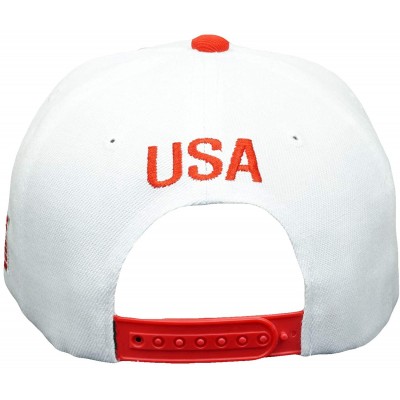 Baseball Caps Trump Keep America Great! Embroidery Hat Adjustable 45 President USA Eagle Baseball Cap - White - CY18D5T9T5M $...