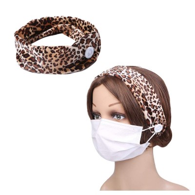 Cold Weather Headbands Leopard Print Headband for Women - Wide Striped Headbands Cheetah Hairband Hair Hoops Accessories Head...