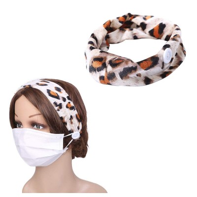 Cold Weather Headbands Leopard Print Headband for Women - Wide Striped Headbands Cheetah Hairband Hair Hoops Accessories Head...