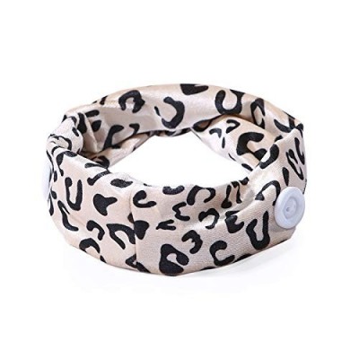 Cold Weather Headbands Leopard Print Headband for Women - Wide Striped Headbands Cheetah Hairband Hair Hoops Accessories Head...