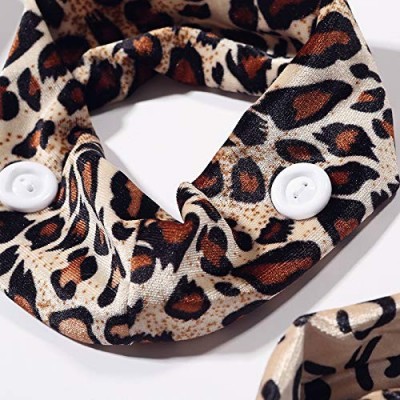 Cold Weather Headbands Leopard Print Headband for Women - Wide Striped Headbands Cheetah Hairband Hair Hoops Accessories Head...