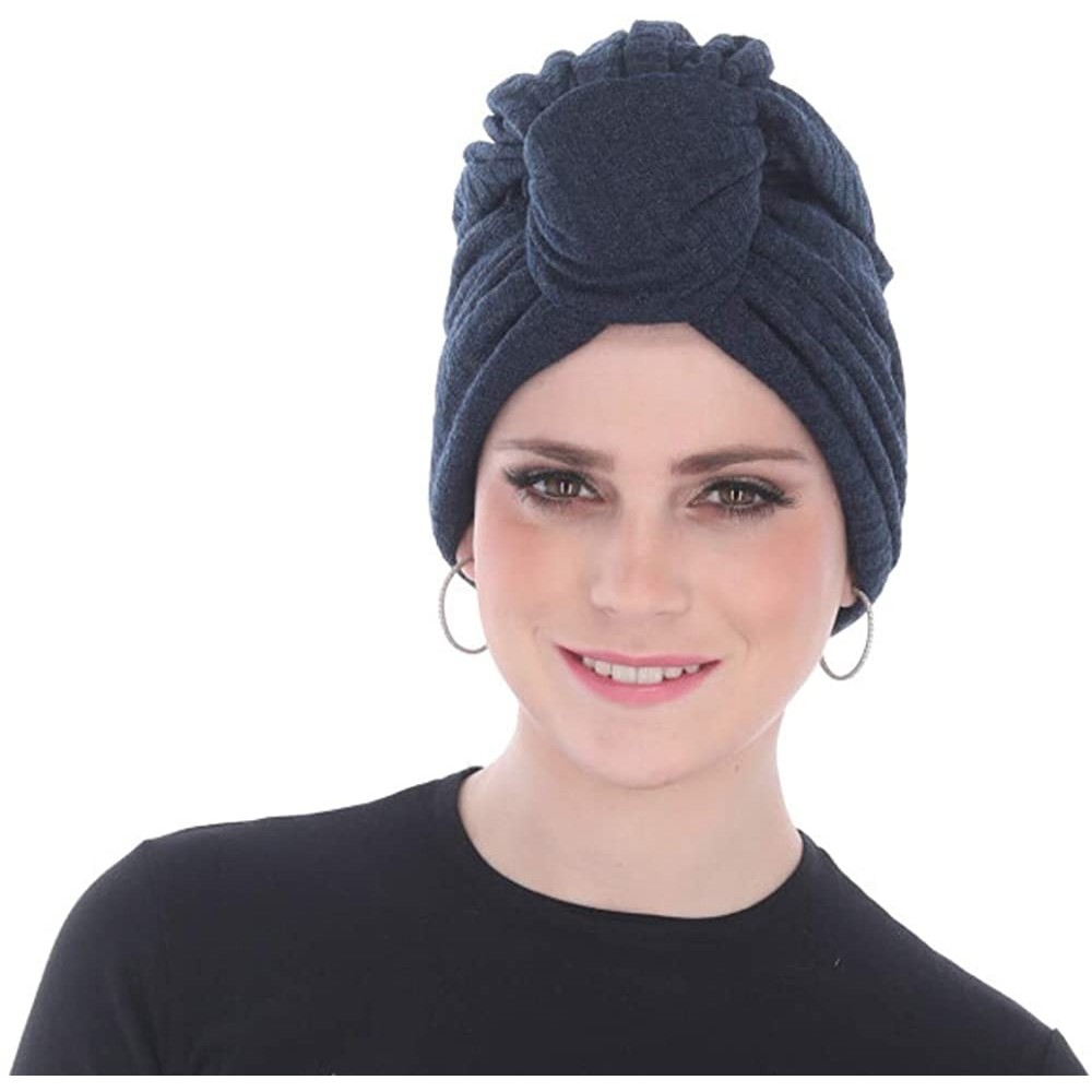 Headbands Turban Headwraps for Women with African Knot & Woven Lurex Thread for Extra Glimmer and Comfort for Cancer - CI193T...