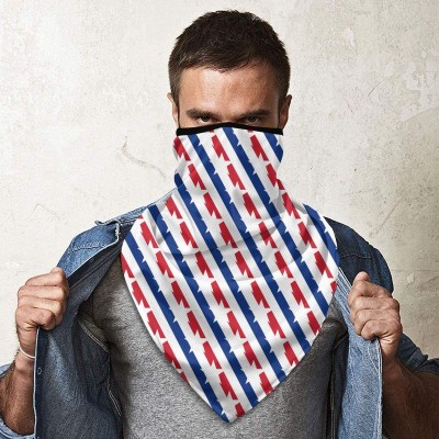 Balaclavas Face Mask Windproof Tube Mask Bandana Headwear for Out Sport - American Stars Stripes - C6197WKN4TC $15.79