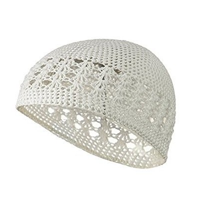 Skullies & Beanies Cotton Kufi Cap White - White - CV117SLWV17 $9.22