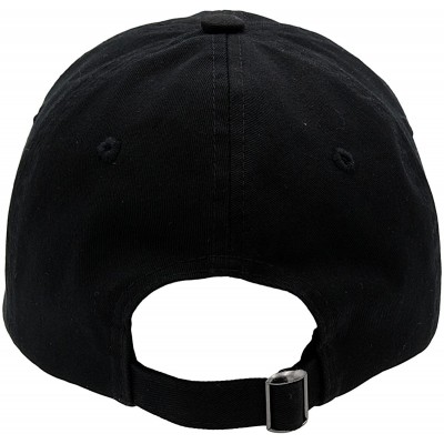 Baseball Caps Baseball Cap Men Women-Cotton Dad Hat Plain - Black - CC12MYV8OP2 $8.37