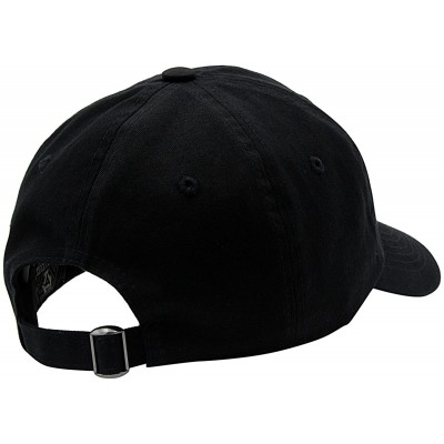 Baseball Caps Baseball Cap Men Women-Cotton Dad Hat Plain - Black - CC12MYV8OP2 $8.37