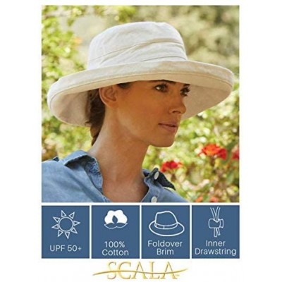 Sun Hats Women's Cotton Hat with Inner Drawstring and Upf 50+ Rating - Banana - CX1130G370D $35.14