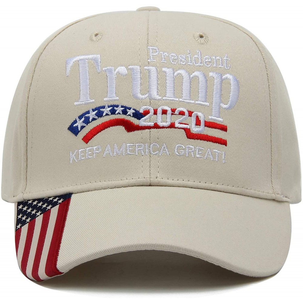 Baseball Caps Donald Trump 2020 Hat Keep America Great Hat 2020 USA Cap Make America Great Again - White-b - CC18YEH42R0 $10.48