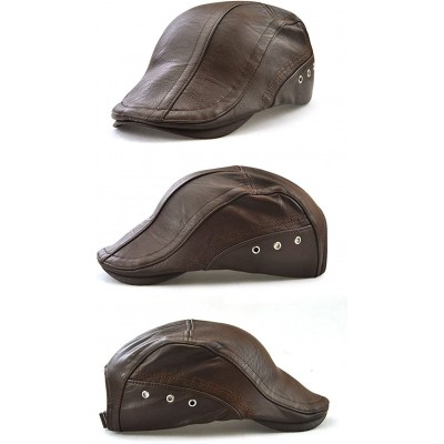 Newsboy Caps Men's Classic Flat Ivy Vintage Newsboy Driving Cap Golf Hunting Cabby Hat - Light Brown - C01888LXQXT $9.38