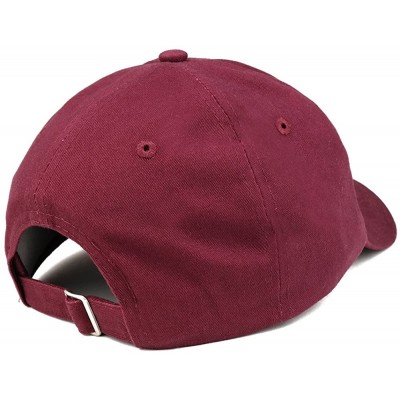 Baseball Caps Dog Mom AF Embroidered Soft Cotton Dad Hat - Maroon - CS18EY0RMOS $14.91