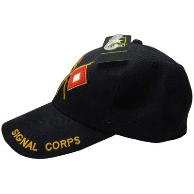 Skullies & Beanies U.S. Army Signal Corps Ball Cap Hat Embroidered 3D (Licensed) - C31870Y49H9 $13.11