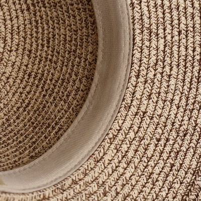 Sun Hats Womens Light Weight Bow Bucket Straw Sun Hat - Tan - CM183KLT5HS $16.31