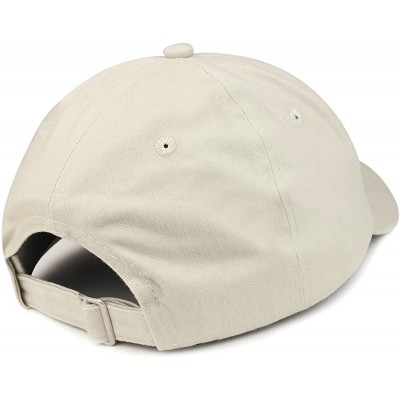 Baseball Caps World's Best Grandpa Embroidered Brushed Cotton Cap - Stone - CB18CSDG59Z $18.34