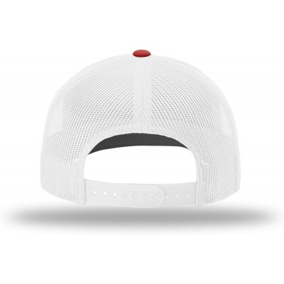 Baseball Caps Richardson 112 Trucker Snapback - Navy/White/Red - CN18069UCLA $11.13