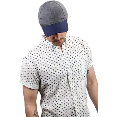 Baseball Caps Baseball King Fifth Navy Grey - Navy Grey Tweed - CJ18CHH78QM $17.37