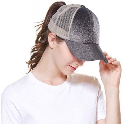 Baseball Caps Ponytail Baseball Cap for Women- Baseball Cap High Ponytail Hat for Women- Adjustable - C718QWMZAL4 $13.13