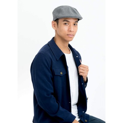 Fedoras Arla Driver Cap - Grey - C418IYMW3GO $36.95