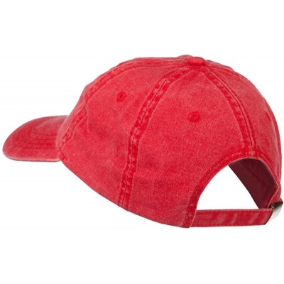 Baseball Caps Jesus Praying Embroidered Washed Cap - Red - C011MJ40GSD $20.92