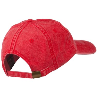 Baseball Caps Jesus Praying Embroidered Washed Cap - Red - C011MJ40GSD $20.92