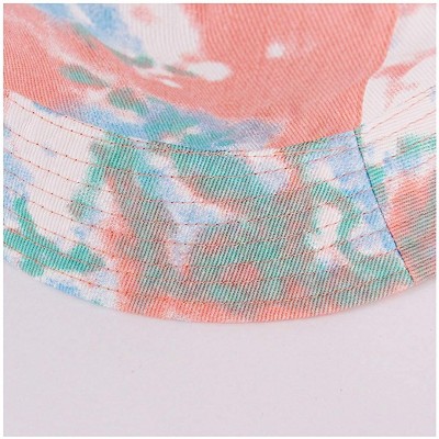 Bucket Hats Reversible Cotton Bucket Hat Multicolored Fisherman Cap Packable Sun Hat - Style 12 - CC197ZRALSO $13.72